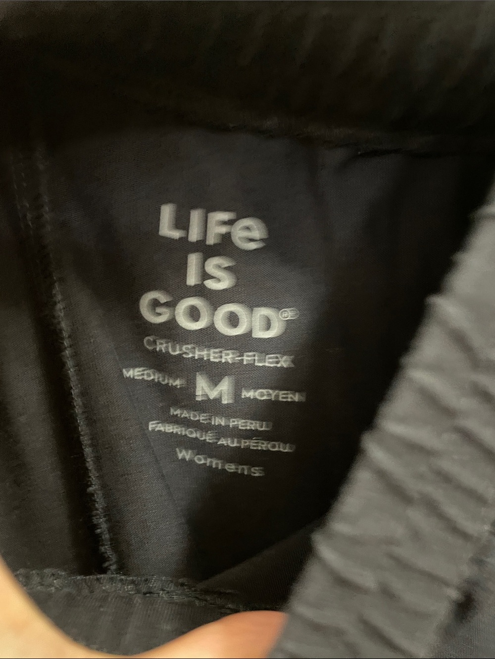 Life Is Good Black Elastic-Waist Jogger Pants - Picture 2 of 5